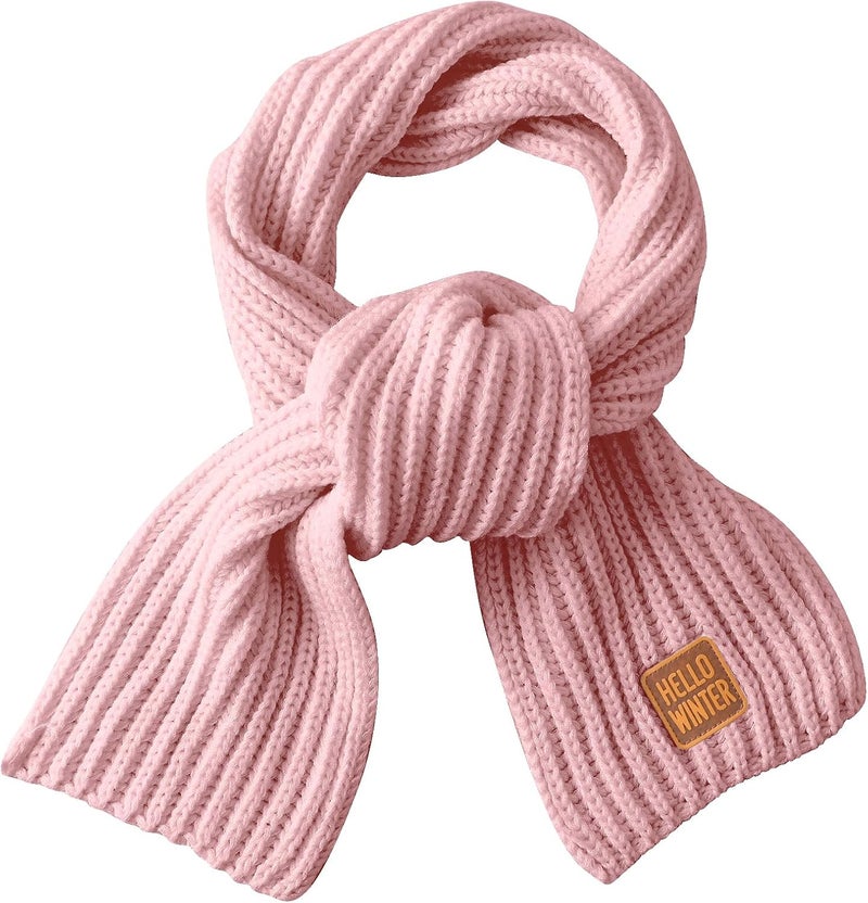 Hello Winter Kids Scarf Winter Neck Warmer Toddler Neck Scarf Girls Thick Scarves Boys Warm Neck Warp 2-12 Years - Image 1